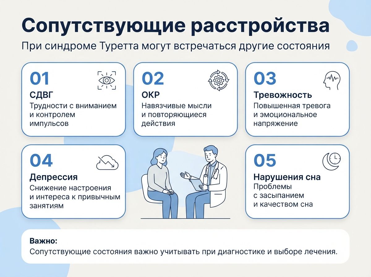 Лечение синдрома Туретта в Фокино инфографика